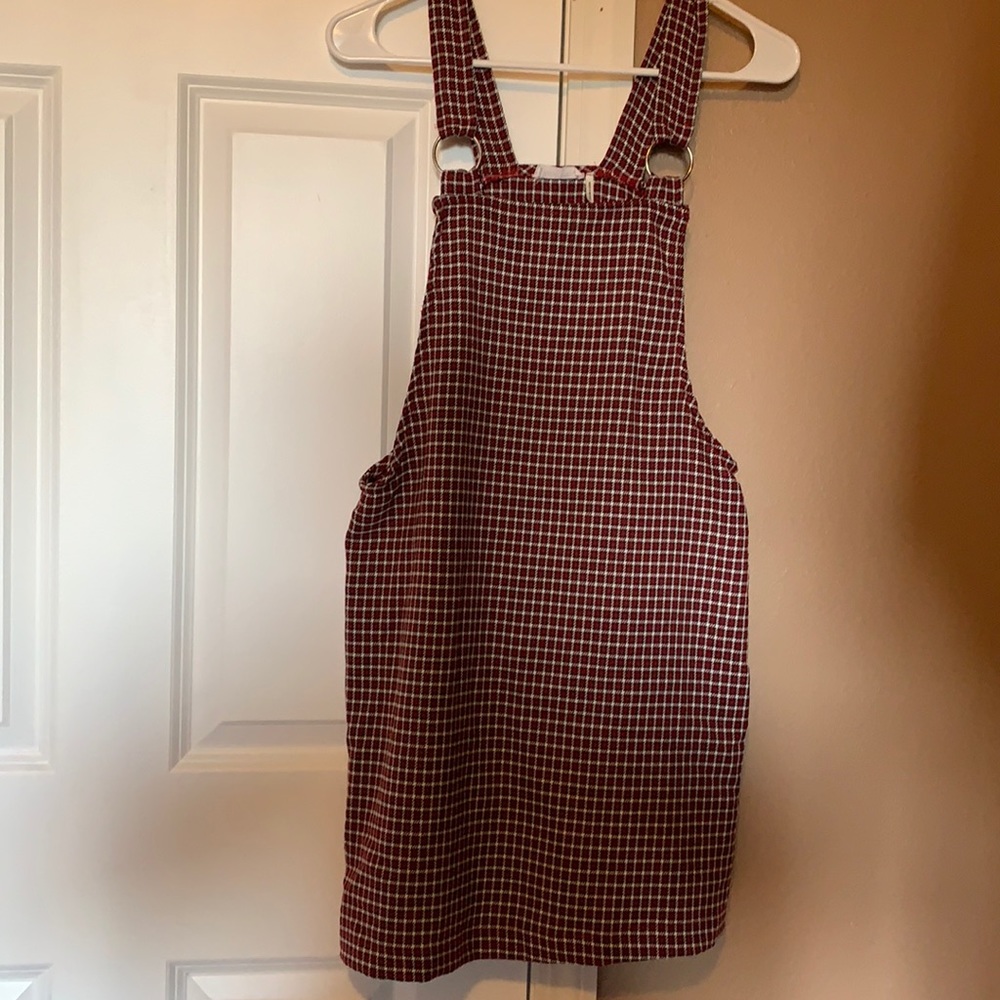 Beautiful red, black, and white mini dress